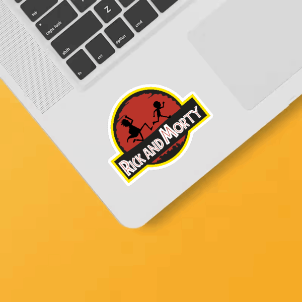 Rick and Morty Dino Dimension Adventure Sticker