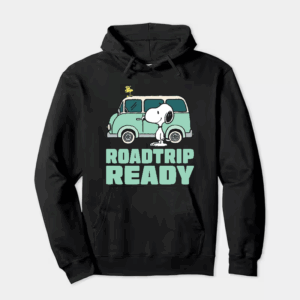 Roadtrip Ready Snoopy and Woodstock Adventure Van Hoodie