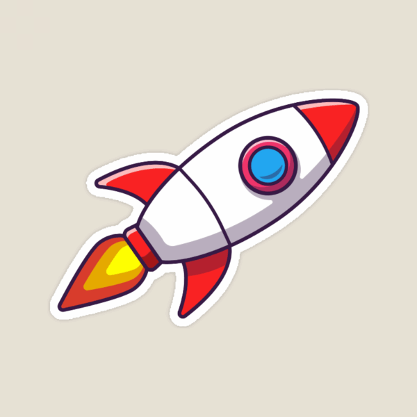 Rocketship Adventure Galactic Dreamer Space Mission Sticker Rocketship Adventure Galactic Dreamer Space Mission Sticker