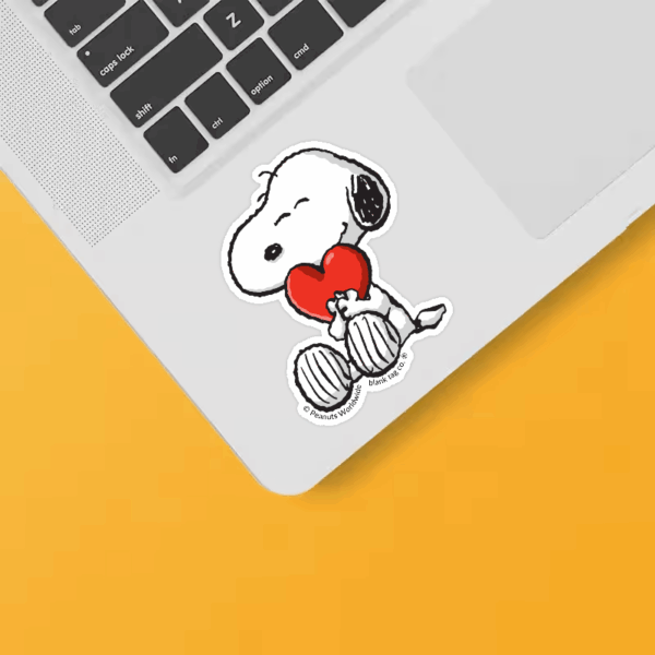 Romantic Snoopy Love in the Air Peanuts Sticker