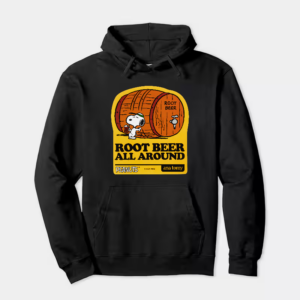 Root Beer Cheers with Snoopy and Friends Peanuts Hoodie