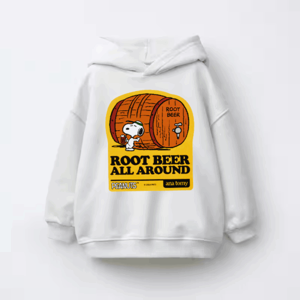 Root Beer Cheers with Snoopy and Friends Peanuts Kids Hoodie