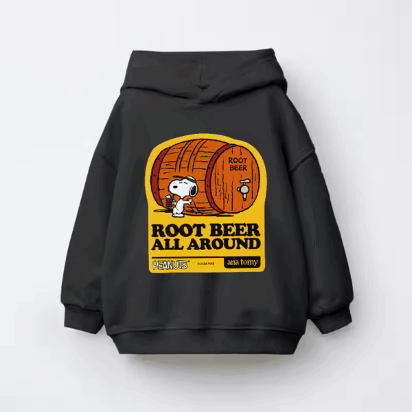 Root Beer Cheers with Snoopy and Friends Peanuts Kids Hoodie