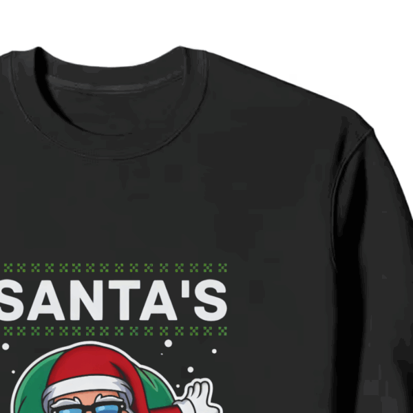 Santa’s Favorite – Cute Christmas Cartoon for Holiday Cheer Crewneck Sweatshirt