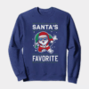 Santa’s Favorite – Cute Christmas Cartoon for Holiday Cheer Crewneck Sweatshirt