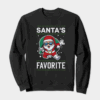 Santa’s Favorite – Cute Christmas Cartoon for Holiday Cheer Crewneck Sweatshirt