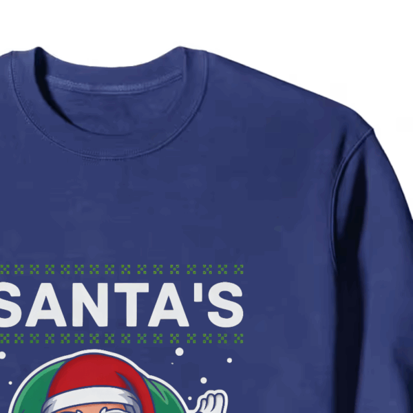 Santa’s Favorite – Cute Christmas Cartoon for Holiday Cheer Crewneck Sweatshirt