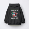 Santa’s Favorite – Cute Christmas Cartoon for Holiday Cheer Kids Hoodie