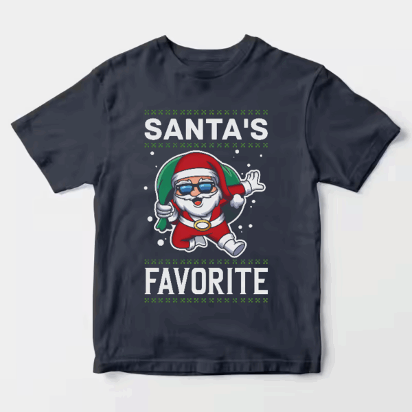 Men’s Santa’s Favorite – Cute Christmas Cartoon for Holiday Cheer Unisex T-Shirt