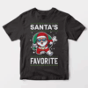 Men’s Santa’s Favorite – Cute Christmas Cartoon for Holiday Cheer Unisex T-Shirt