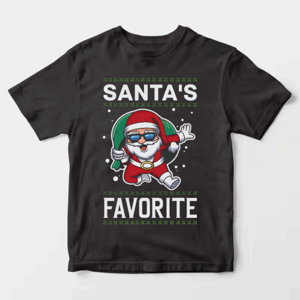Men’s Santa’s Favorite – Cute Christmas Cartoon for Holiday Cheer Unisex T-Shirt Men’s Santa’s Favorite – Cute Christmas Cartoon for Holiday Cheer Unisex T-Shirt