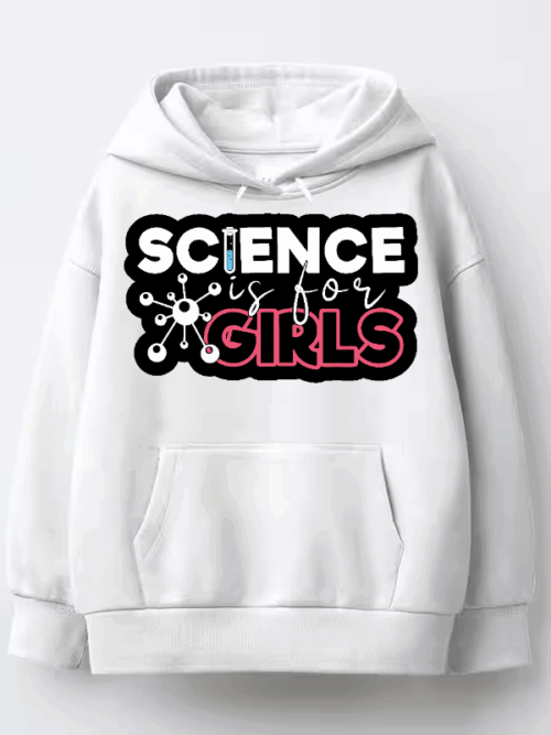 Science Girl Future in Progress Hoodie