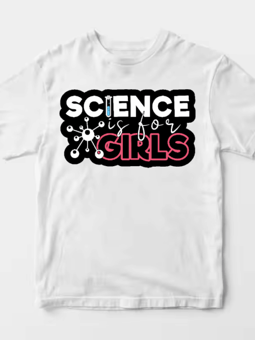 Science Girl Future in Progress Unisex T-Shirt