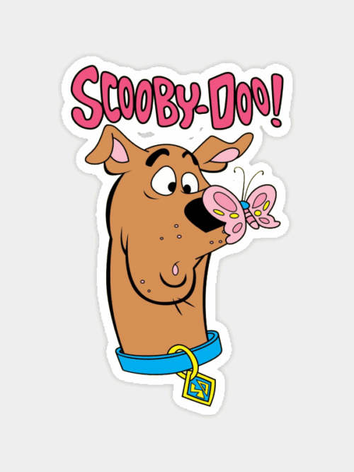 Scooby-Doo & The Butterfly Sticker