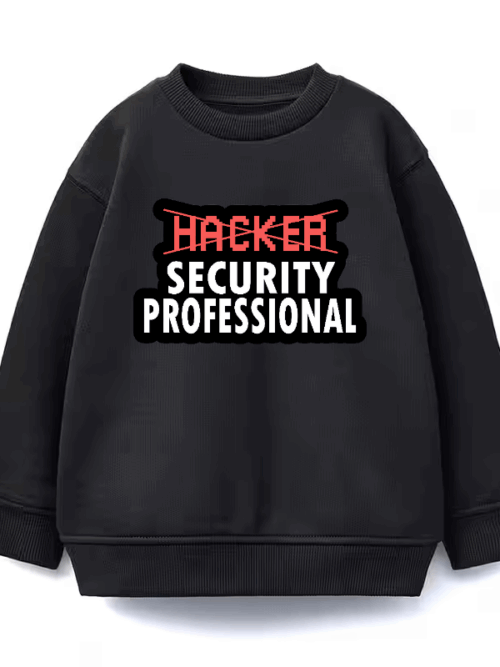 Security Pro Not Your Average Hacker Crewneck Sweatshirt