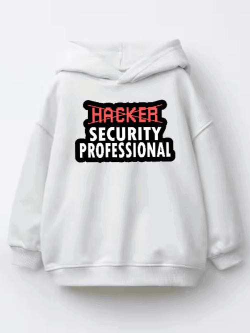 Security Pro Not Your Average Hacker Kids Hoodie