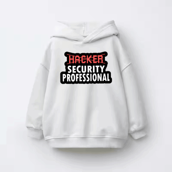 Security Pro Not Your Average Hacker Kids Hoodie