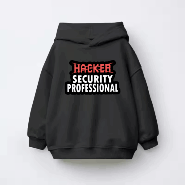 Security Pro Not Your Average Hacker Kids Hoodie