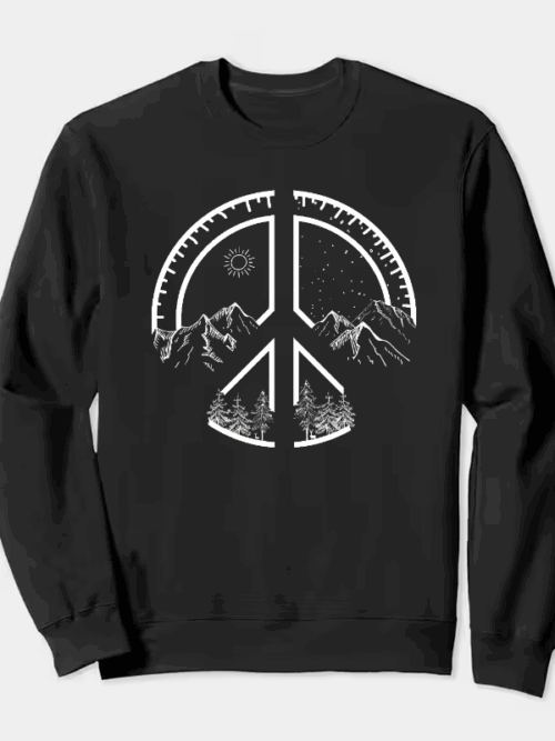 Serenity Peaks Emblem Crewneck Sweatshirt