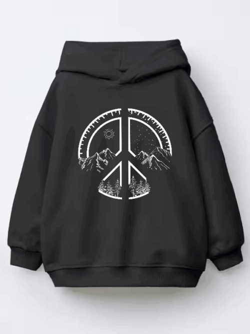 Serenity Peaks Emblem Kids Hoodie