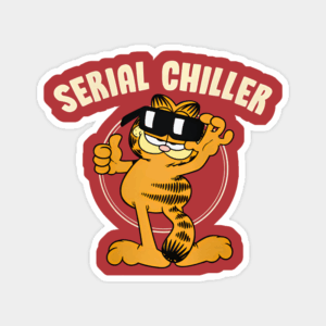 Serial Chiller Garfield Living the Lazy Life Sticker