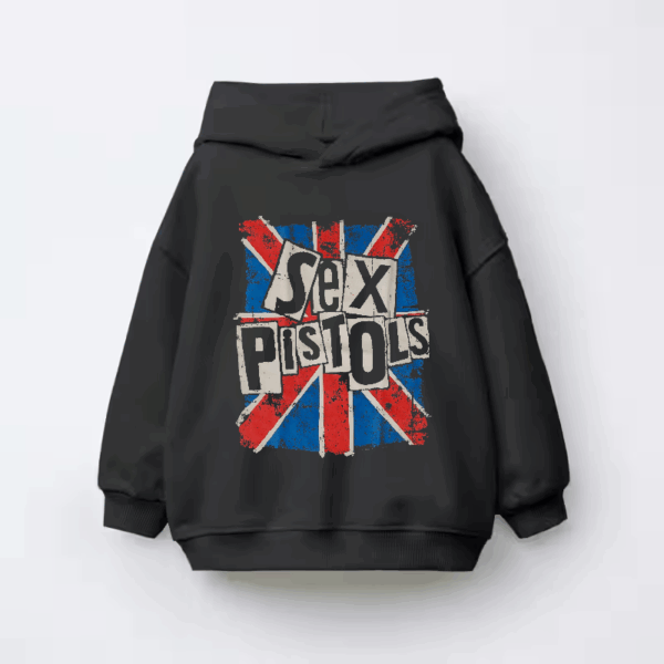 Sex Pistols Punk Chaos Kids Hoodie