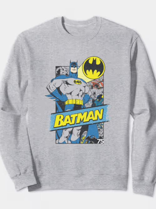 Shadow of Justice Retro Batman Crewneck Sweatshirt