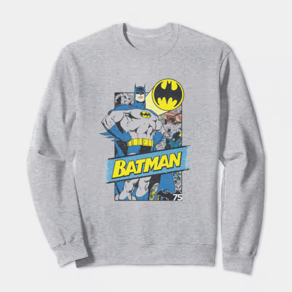 Shadow of Justice Retro Batman Crewneck Sweatshirt