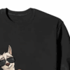 Sloth Riding Llama Funny No ProbLLama Chill Crewneck Sweatshirt
