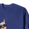 Sloth Riding Llama Funny No ProbLLama Chill Crewneck Sweatshirt