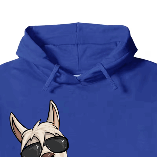 Sloth Riding Llama Funny No ProbLLama Chill Hoodie