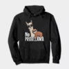 Sloth Riding Llama Funny No ProbLLama Chill Hoodie