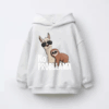 Sloth Riding Llama Funny No ProbLLama Chill Kids Hoodie