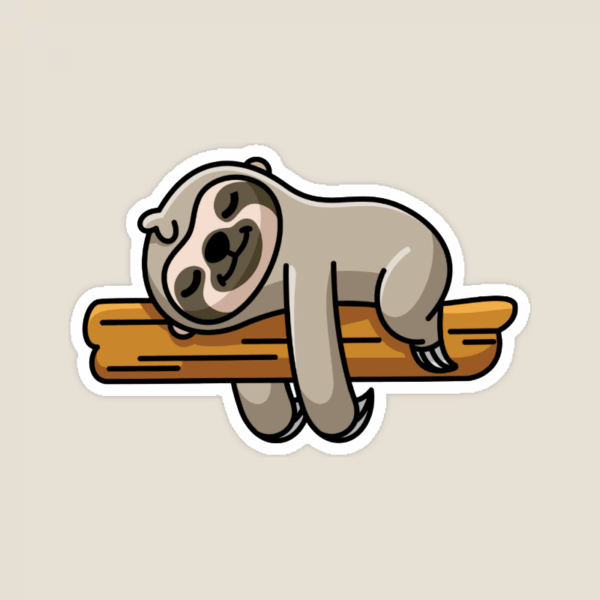 Slow Jungle Dreamer Sloth Sticker Slow Jungle Dreamer Sloth Sticker