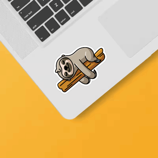 Slow Jungle Dreamer Sloth Sticker Slow Jungle Dreamer Sloth Sticker