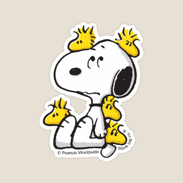 Snoopy & The Woodstock Swarm Peanuts Sticker Snoopy & The Woodstock Swarm Peanuts Sticker