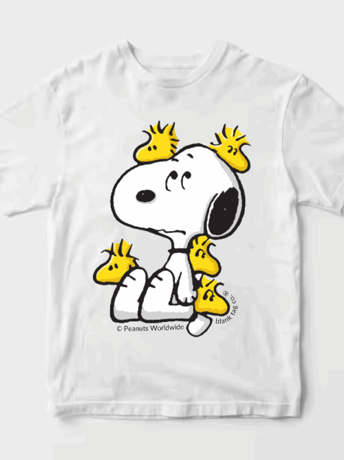 Snoopy & The Woodstock Swarm Peanuts Unisex T-Shirt