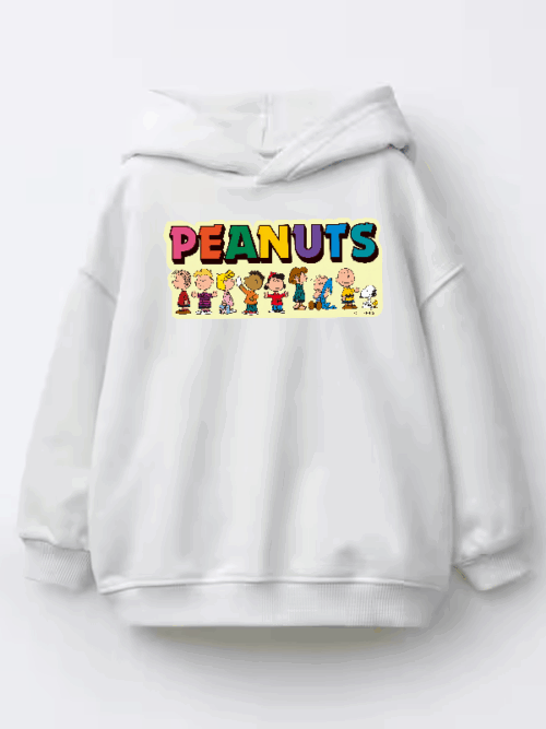 Snoopy and Peanuts Gang Together Kids Hoodie