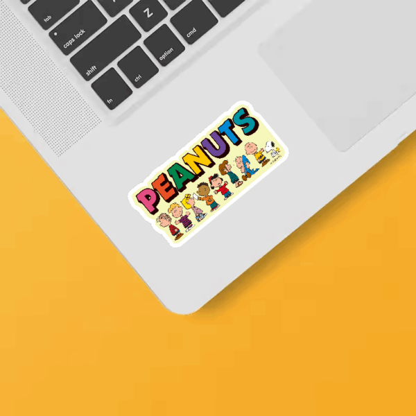 Snoopy and Peanuts Gang Together Sticker Snoopy and Peanuts Gang Together Sticker