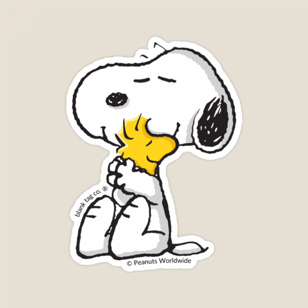 Snoopy and Woodstock’s Heartfelt Hug Peanuts Friendship Sticker Snoopy and Woodstock’s Heartfelt Hug Peanuts Friendship Sticker