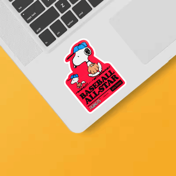 Snoopy Baseball Legend Sticker Snoopy Baseball Legend Sticker