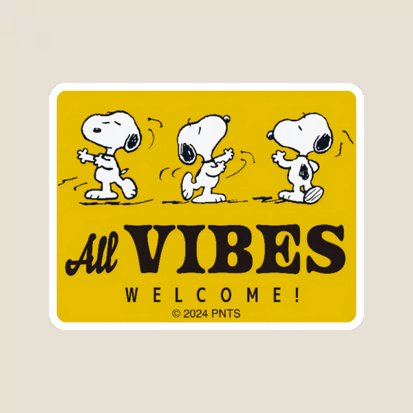 Snoopy Good Energy Zone Sticker Snoopy Good Energy Zone Sticker