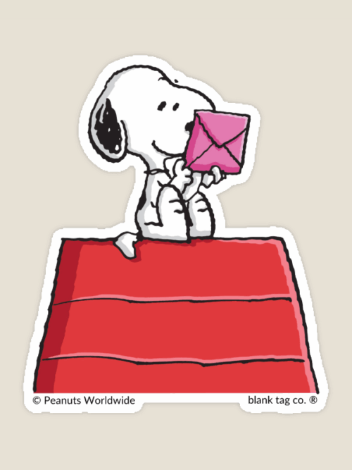 Snoopy Mail Moments Peanuts Sticker