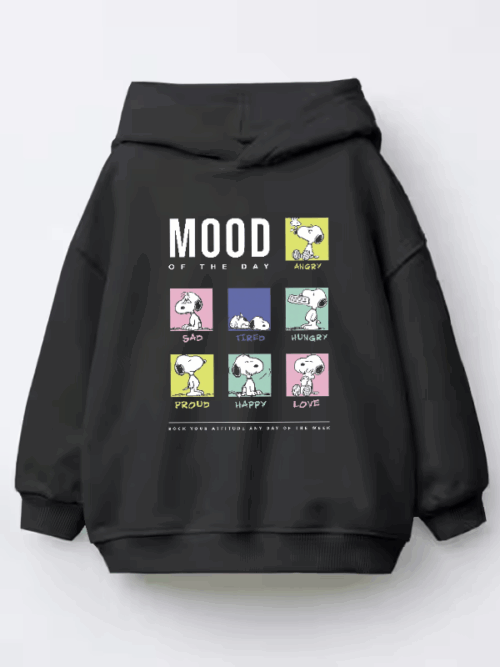 Snoopy Mood of the Day Peanuts Kids Hoodie