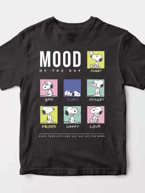 Snoopy Mood of the Day Peanuts Unisex T-Shirt