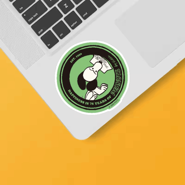 Snoopy Newspaper Delivery Peanuts Sticker Snoopy Newspaper Delivery Peanuts Sticker