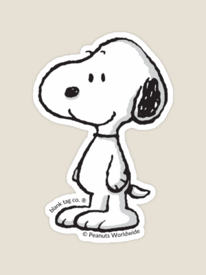 Snoopy Peanuts Sticker