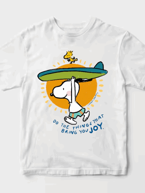 Snoopy Summer Surf Peanuts Beach Unisex T-Shirt