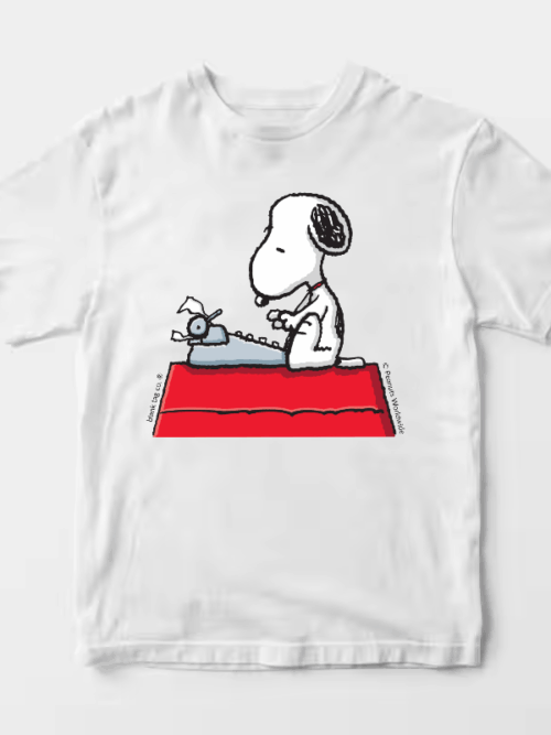 Snoopy the Writer Peanuts Unisex T-Shirt