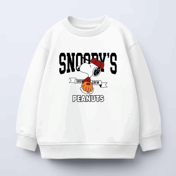 Snoopy’s Peanuts Baseball Crewneck Sweatshirt